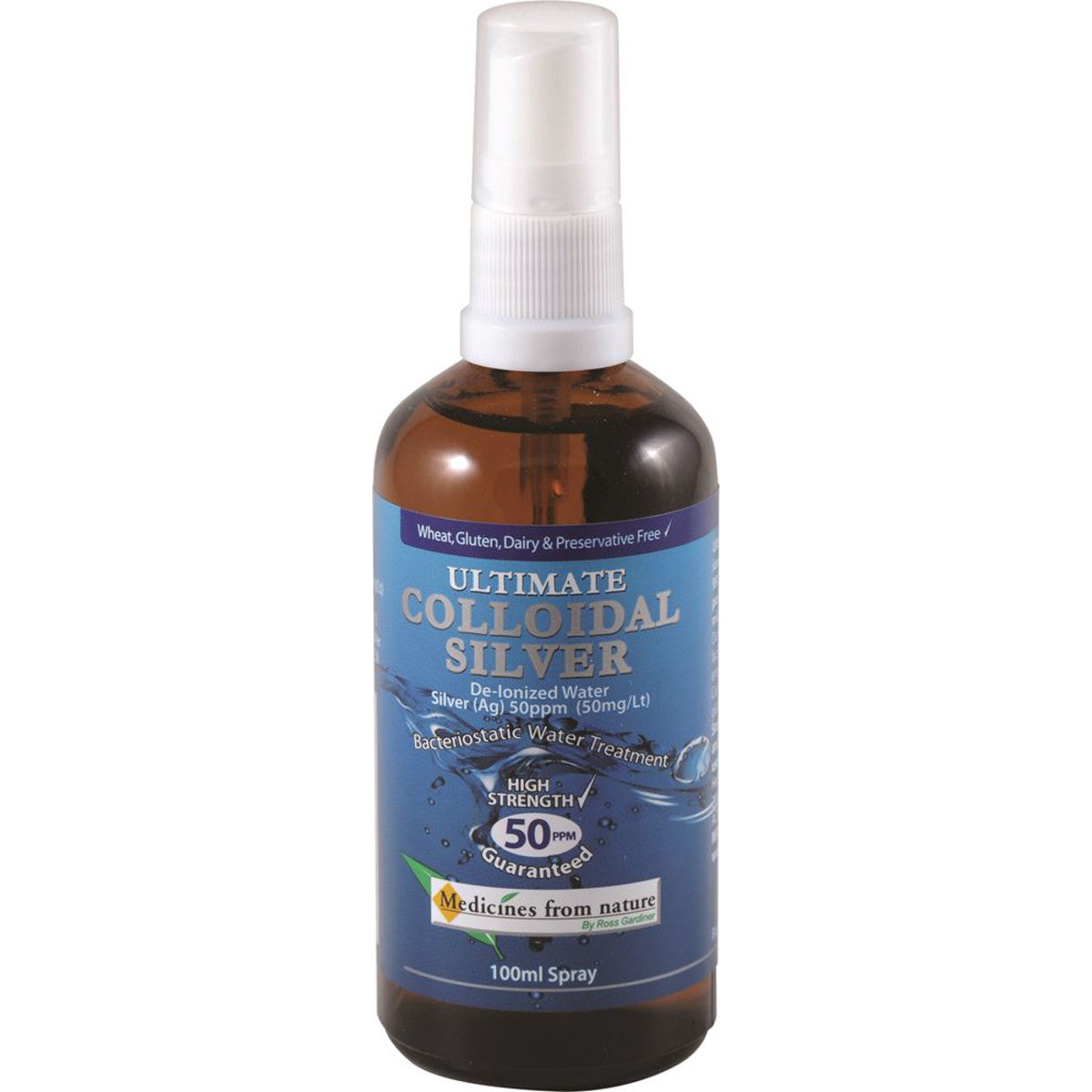 Medicines From Nature - Ultimate Colloidal Silver 50ppm Spray