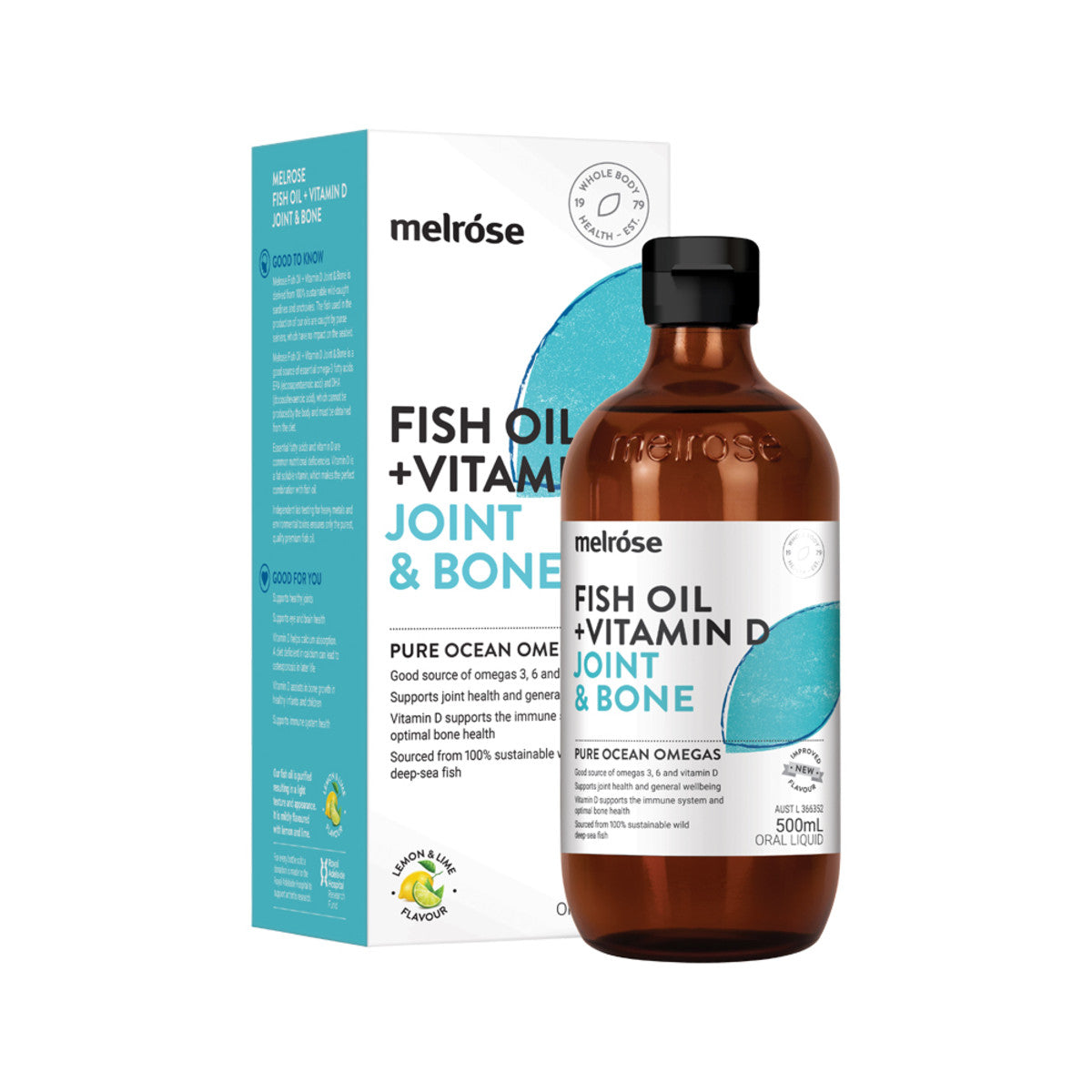 Melrose - Fish Oil Plus Vitamin D (Joint and Bone)
