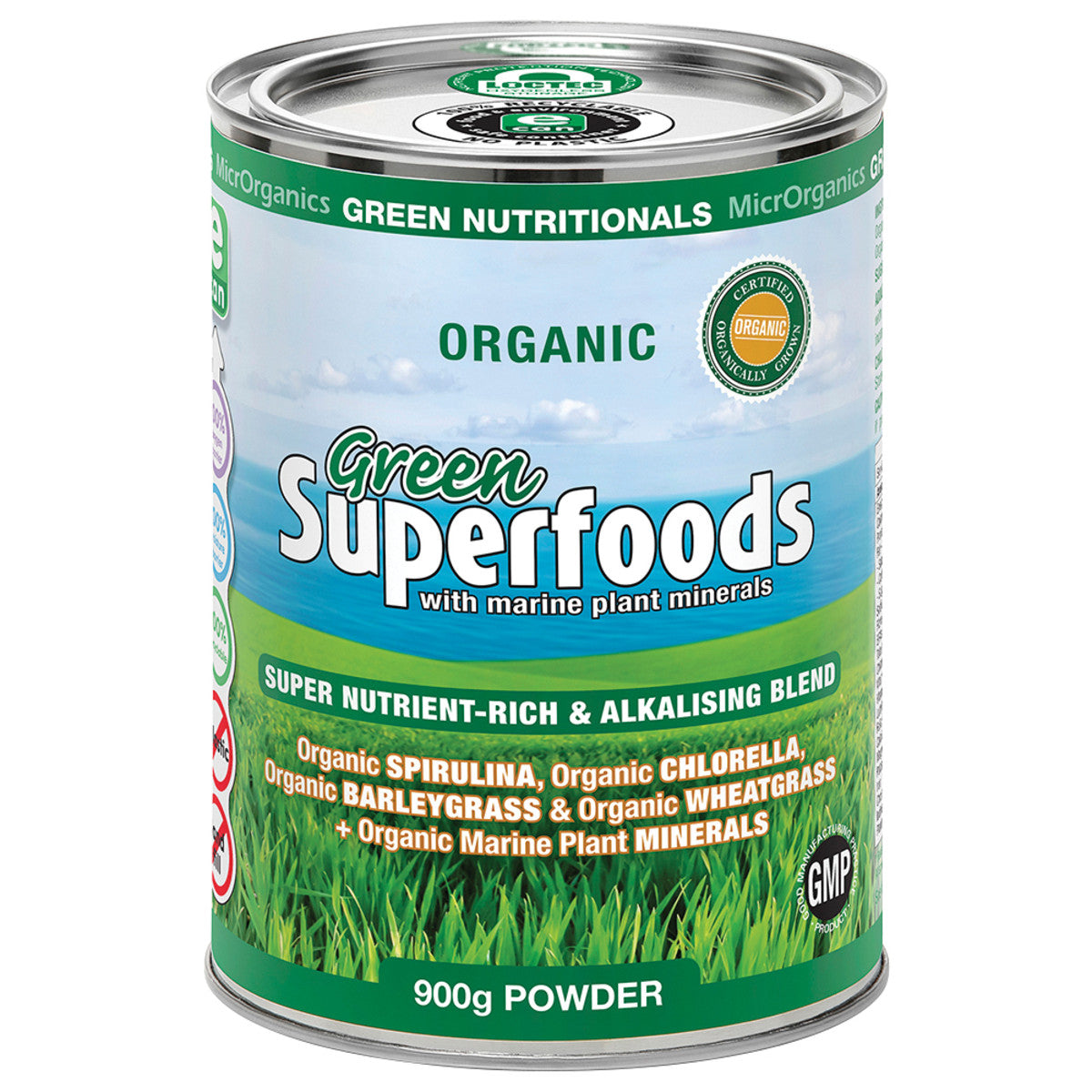 MicrOrganics Green Nutrit Green Superfoods Powder 900g