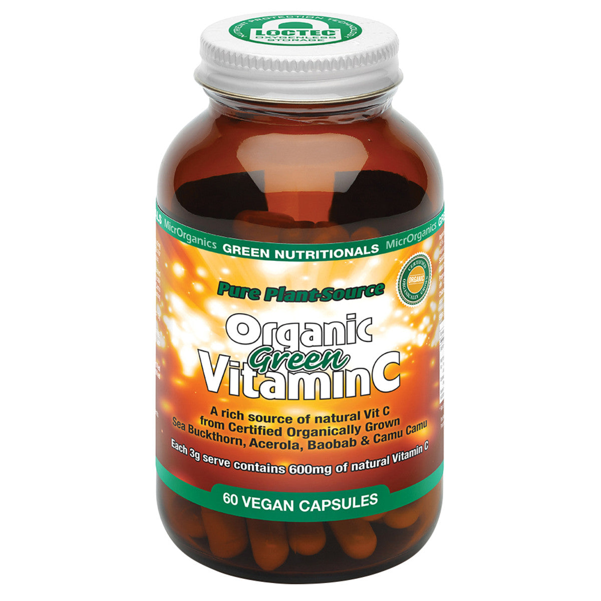 Green Nutritionals - Pure Plant-Source Organic Green Vitamin C