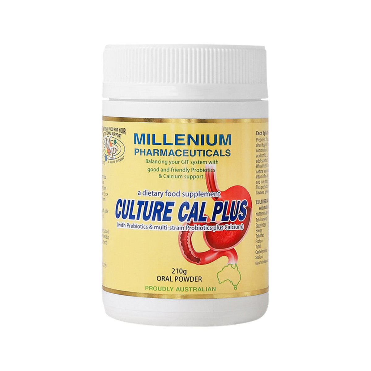 Millenium - Pharmaceuticals Culture Cal Plus