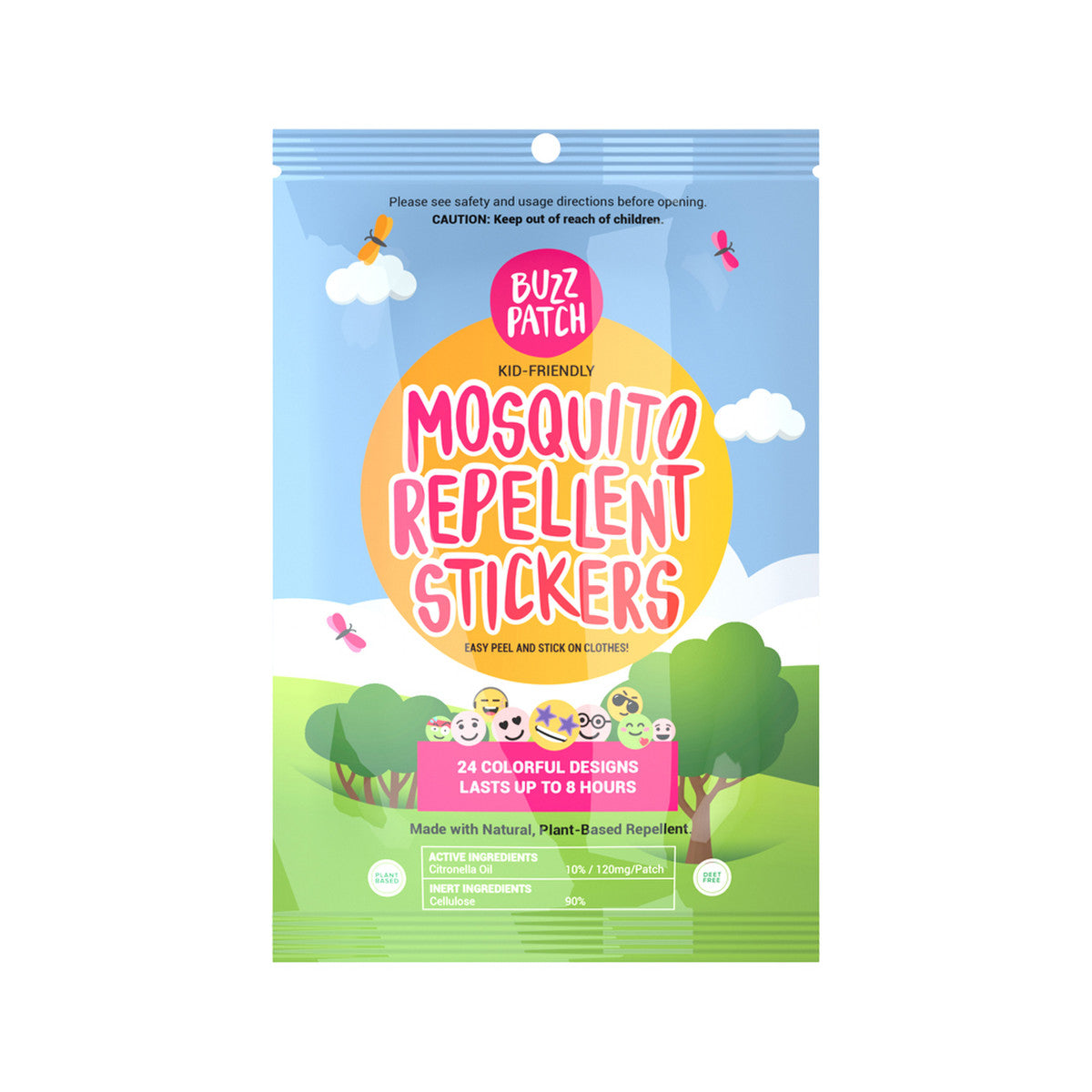 NATPAT (The Natural Patch Co.) - BuzzPatch Organic Mosquito Repellent Stickers