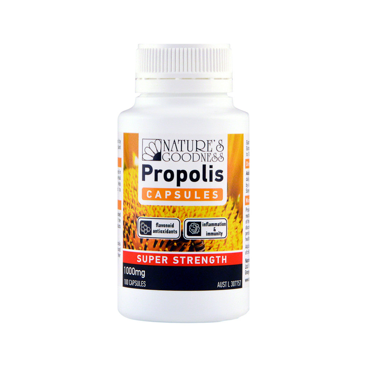 Nature's Goodness - Propolis Capsules Super Strength 1000mg