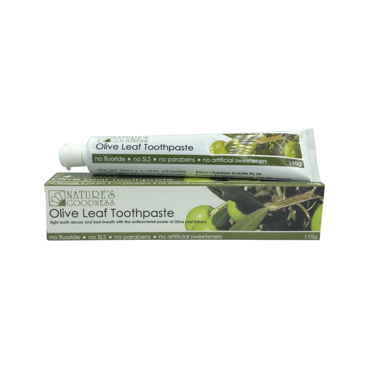 Nat Goodness Olive Leaf Toothpaste 110g