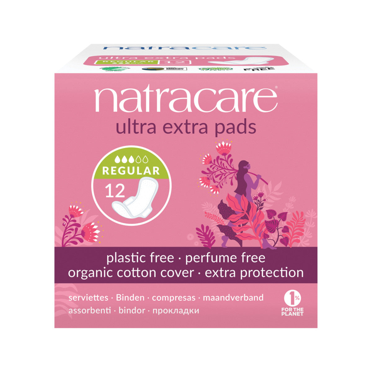 Natracare - Ultra Extra Pads Normal with Organic Cotton Cover