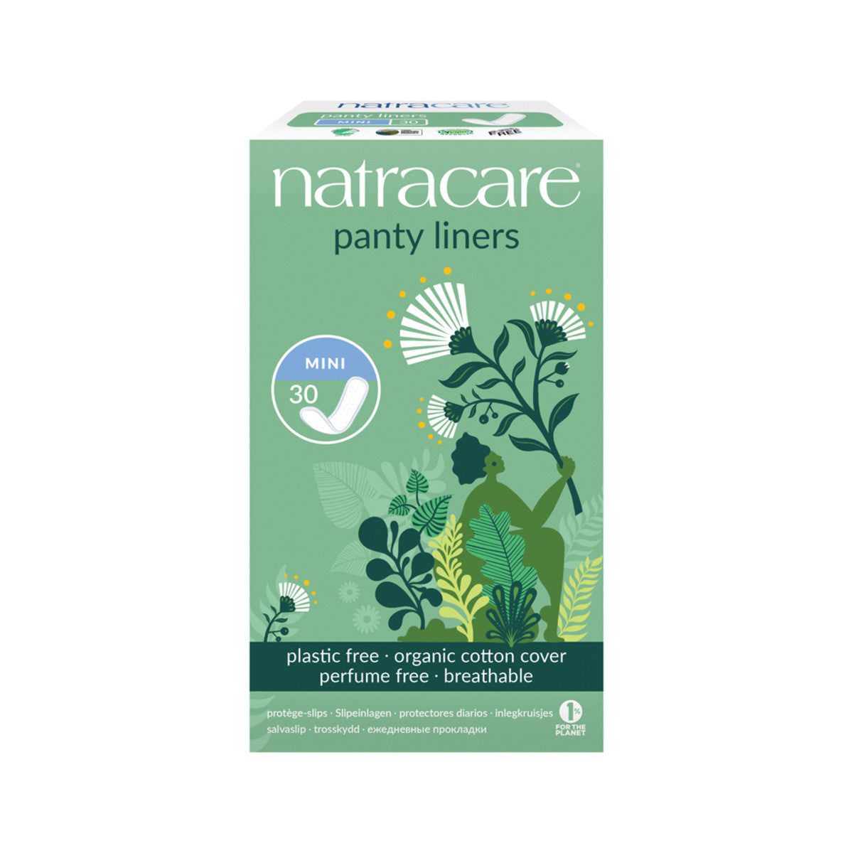 Natracare - Panty Liners Mini with Organic Cotton Cover