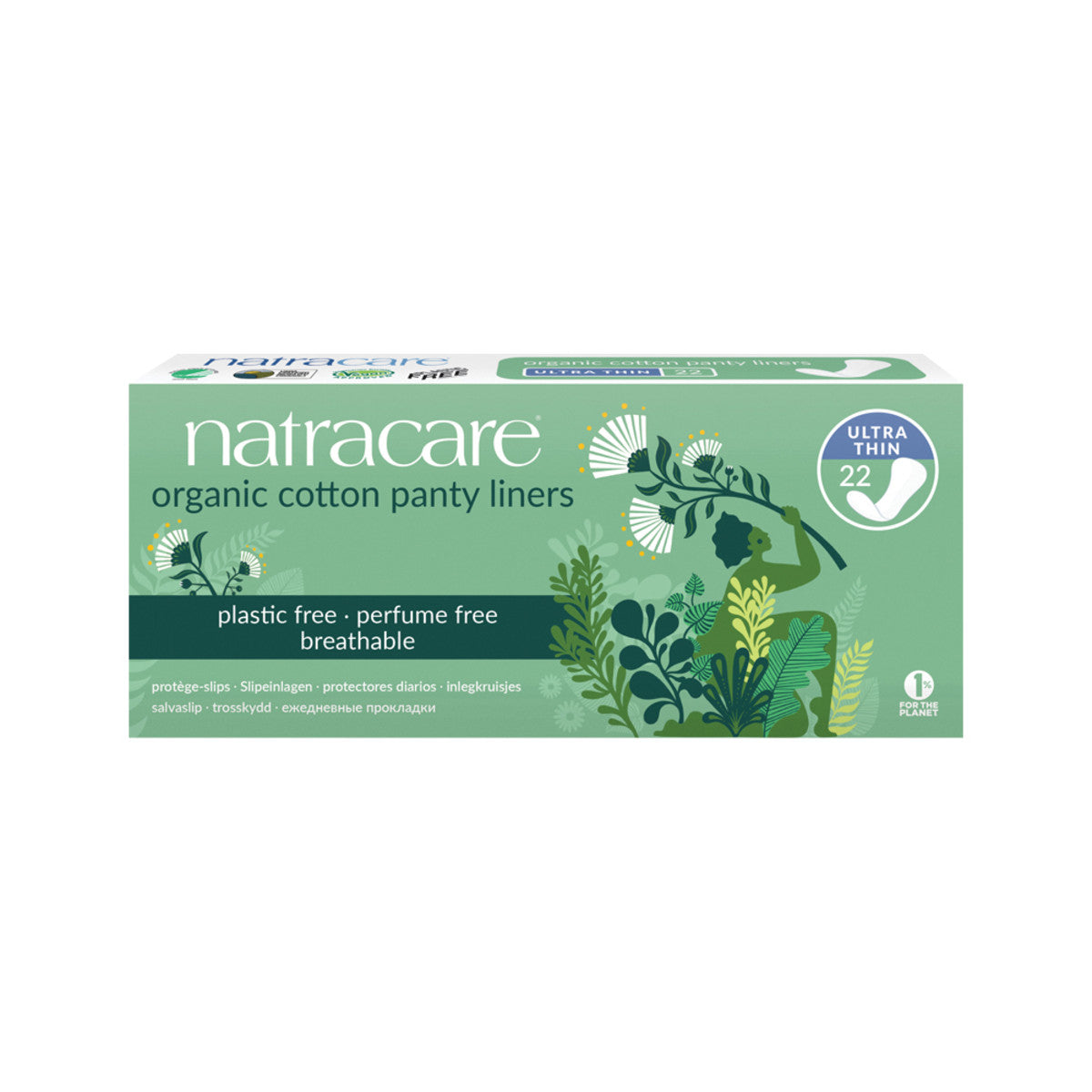 Natracare - Panty Liners Ultra Thin with Organic Cotton Cover
