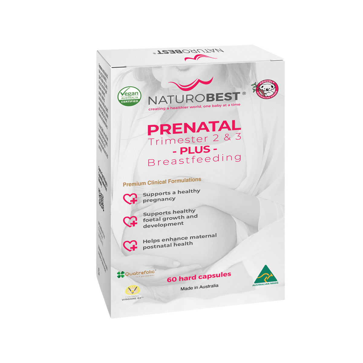 NaturoBest - Prenatal Trimester 2 and 3 Plus Breastfeeding