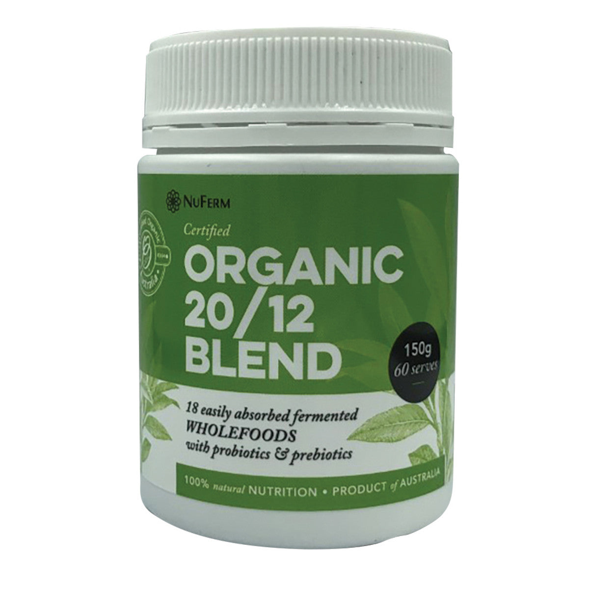 NuFerm (Nattrition) Organic 2012 Blend Powder 150g