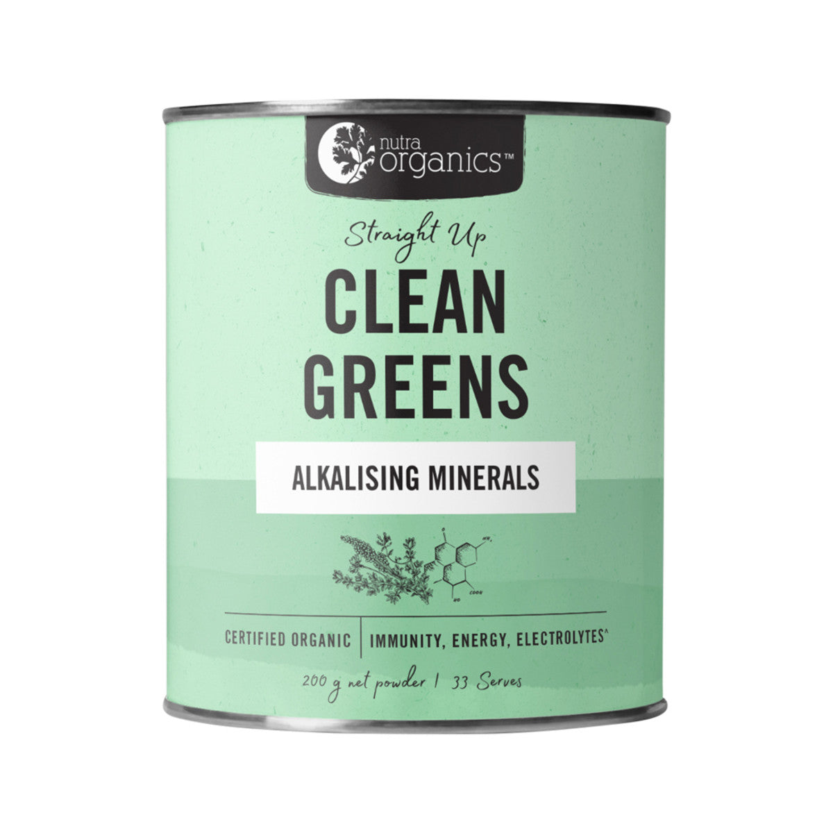Nutra Organics - Clean Greens Powder