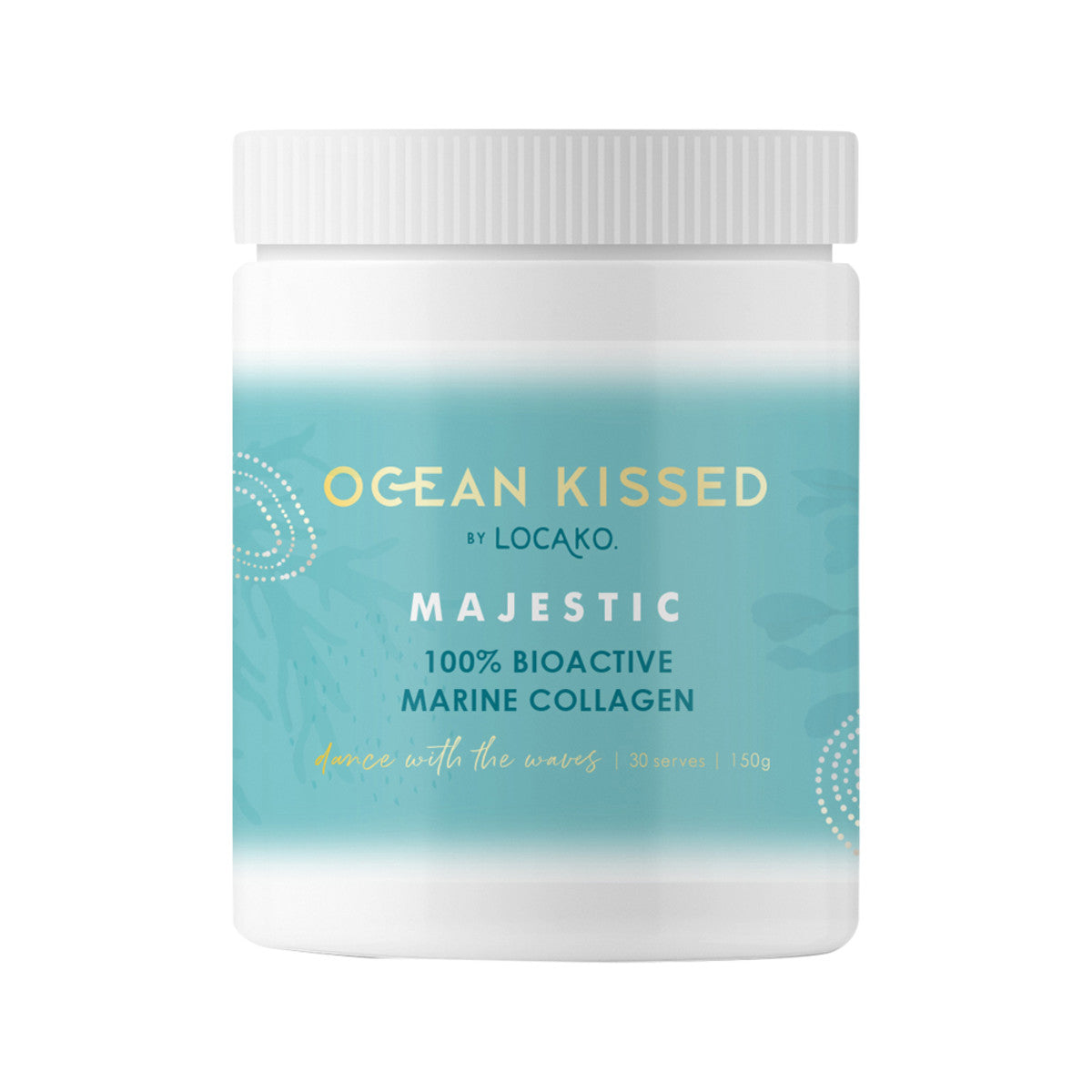 Ocean Kissed 100perc Bioactive Marine Collagen Magestic 150g