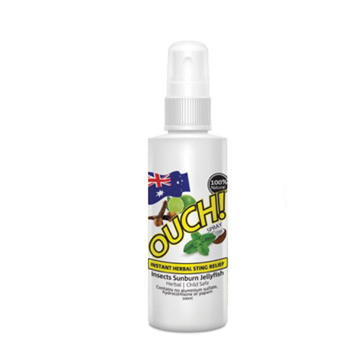 Ouch! Herbal Instant Sting Relief 100ml Spray