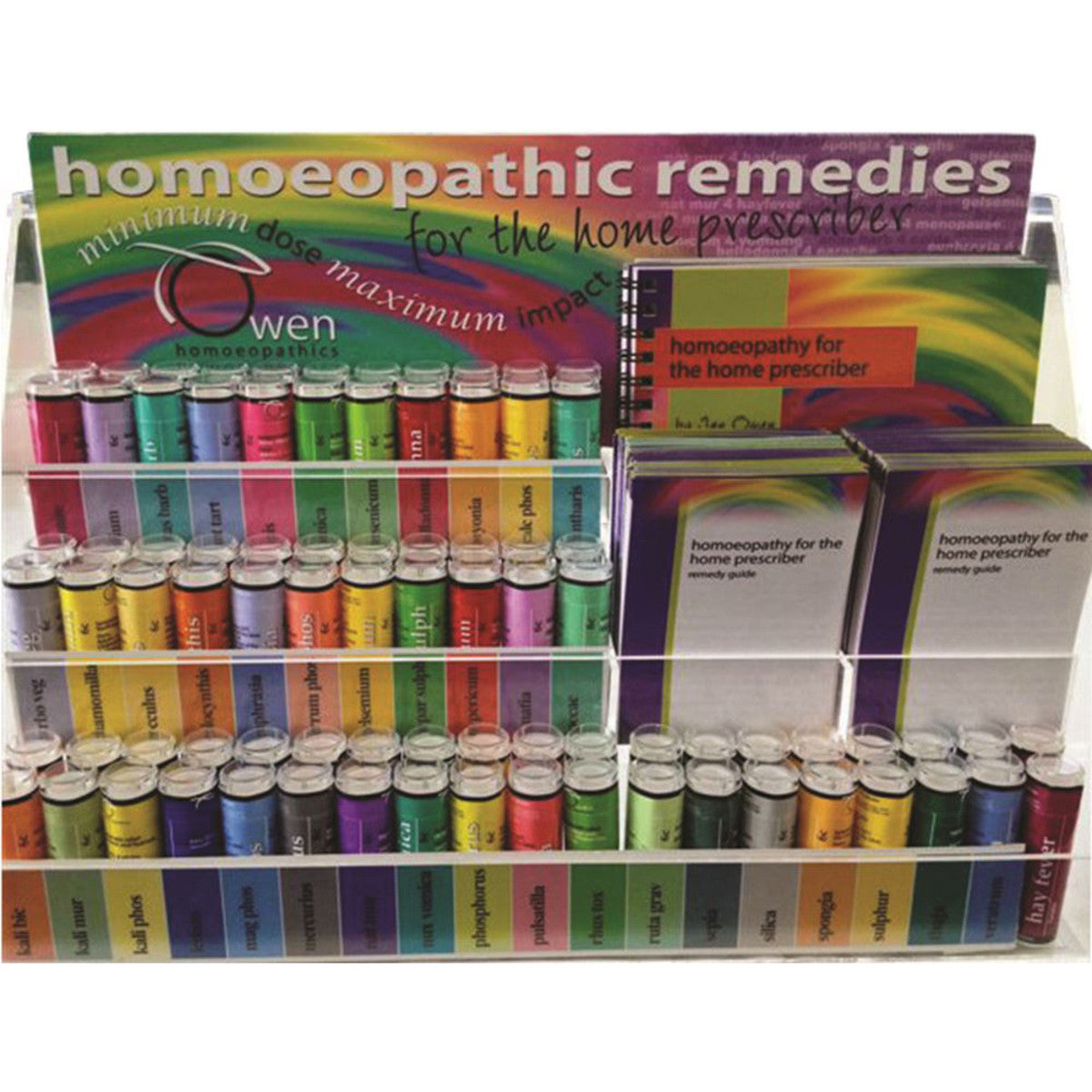 Owen Homoeopathics Stand Large x 80 Remedies