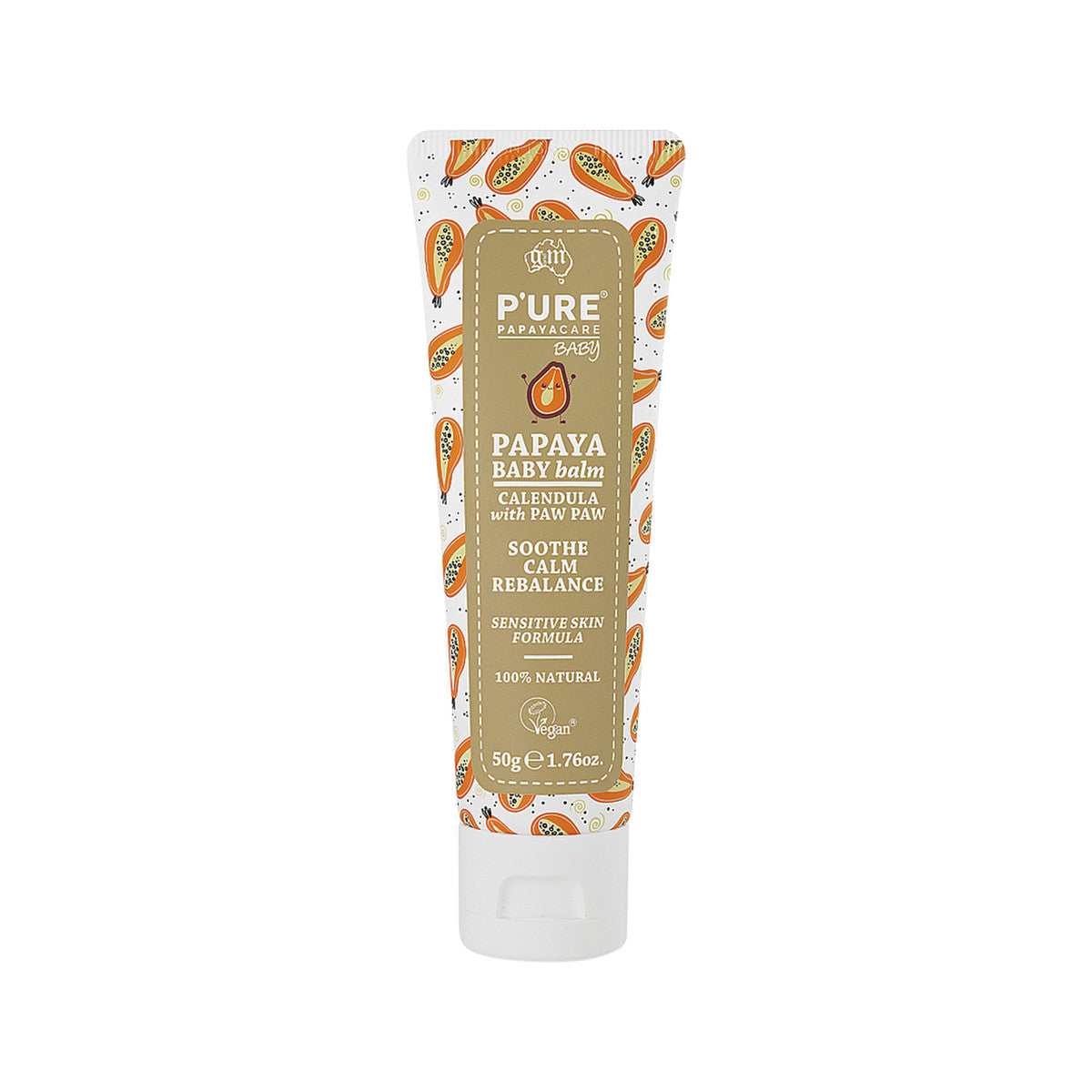 P'URE Papayacare Baby Papaya Baby Balm 50g