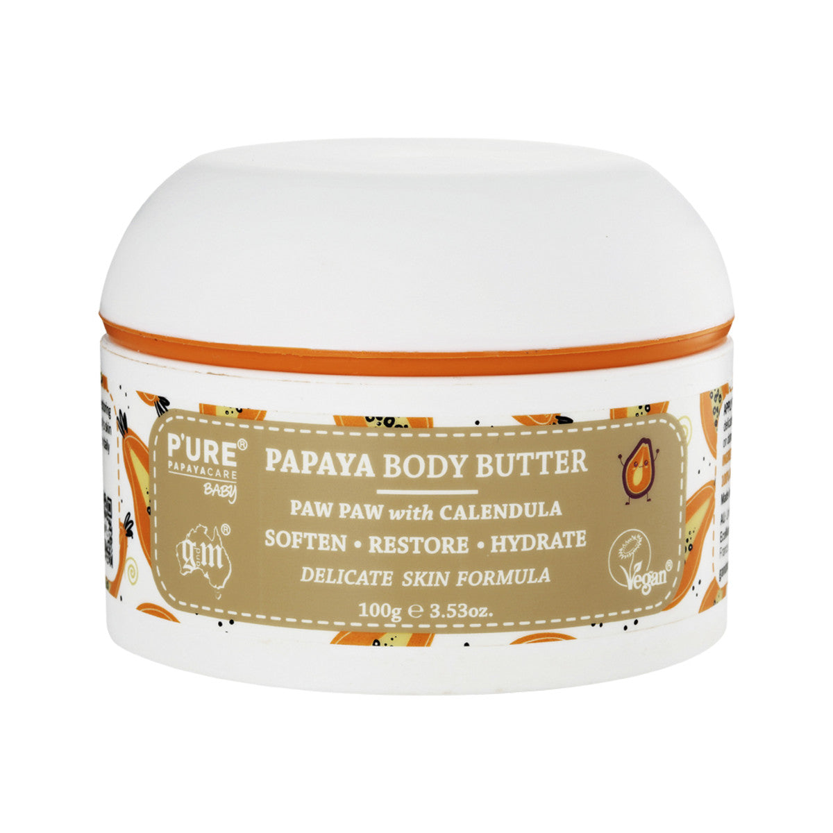 P'URE Papayacare Baby Papaya Body Butter 100g