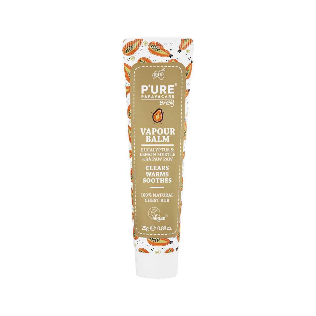 P'URE Papayacare Baby Vapour Balm 25g