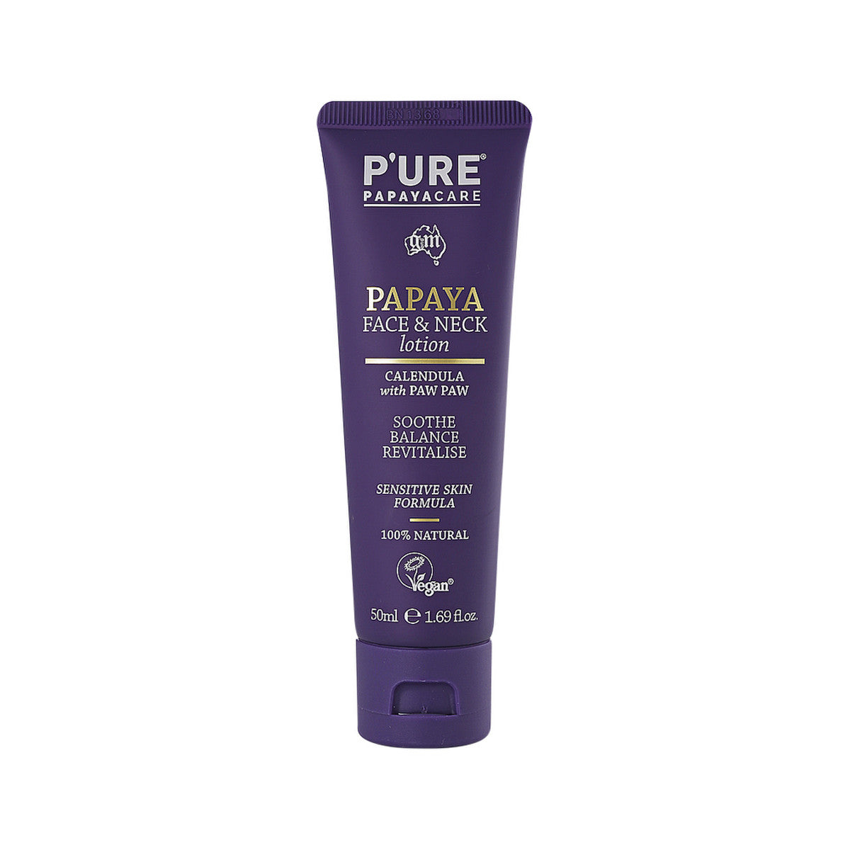 P'URE Papayacare Papaya Face and Neck Lotion 50ml