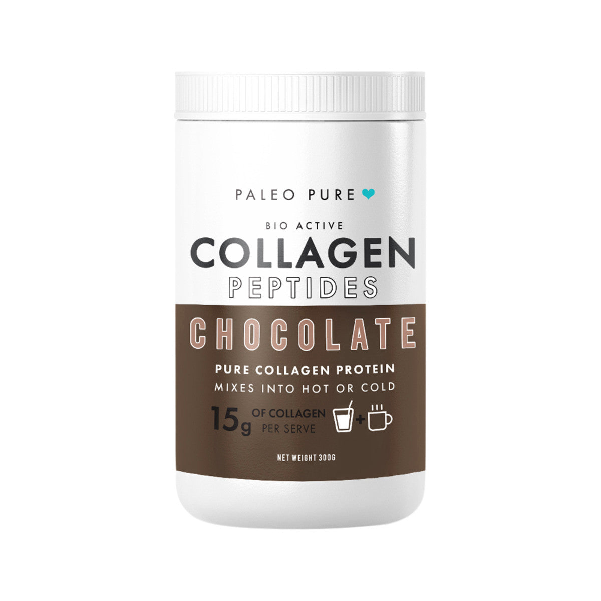 Paleo Pure Collagen Peptides Chocolate 300g