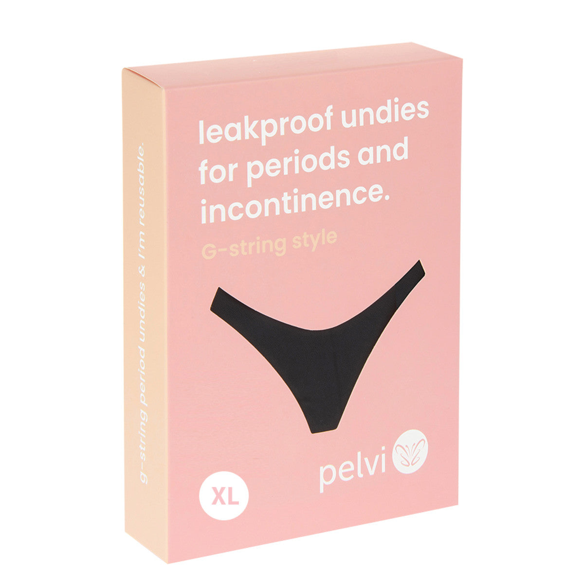Pelvi - Leakproof Underwear G String Black