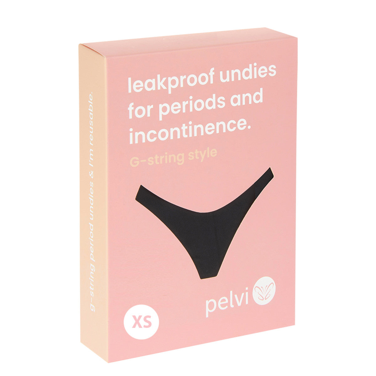 Pelvi - Leakproof Underwear G String Black