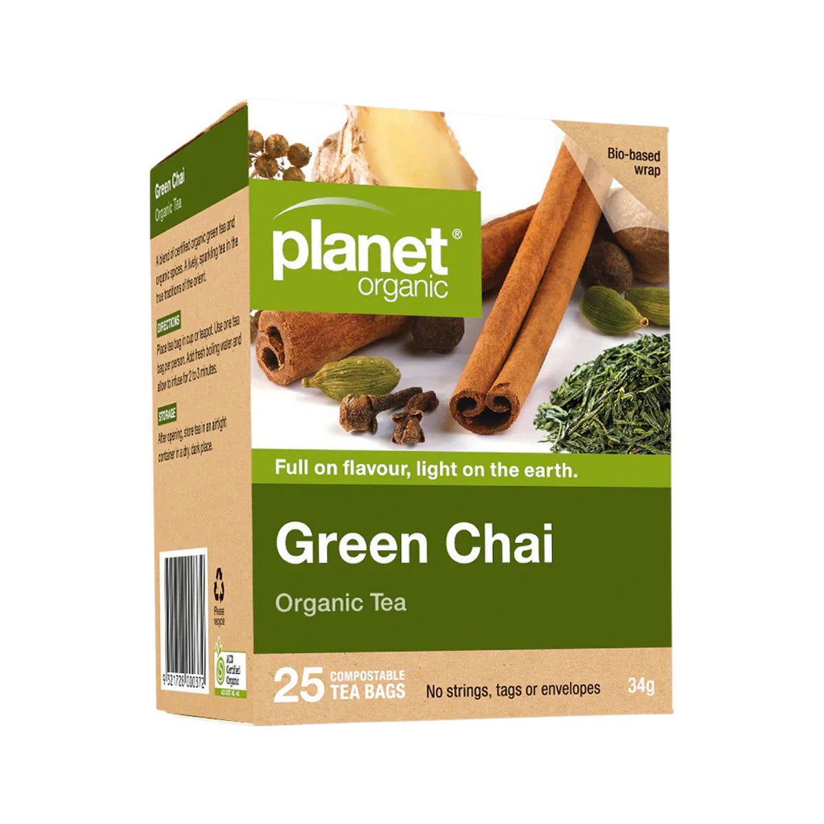 Planet Organic - Green Chai Herbal Tea