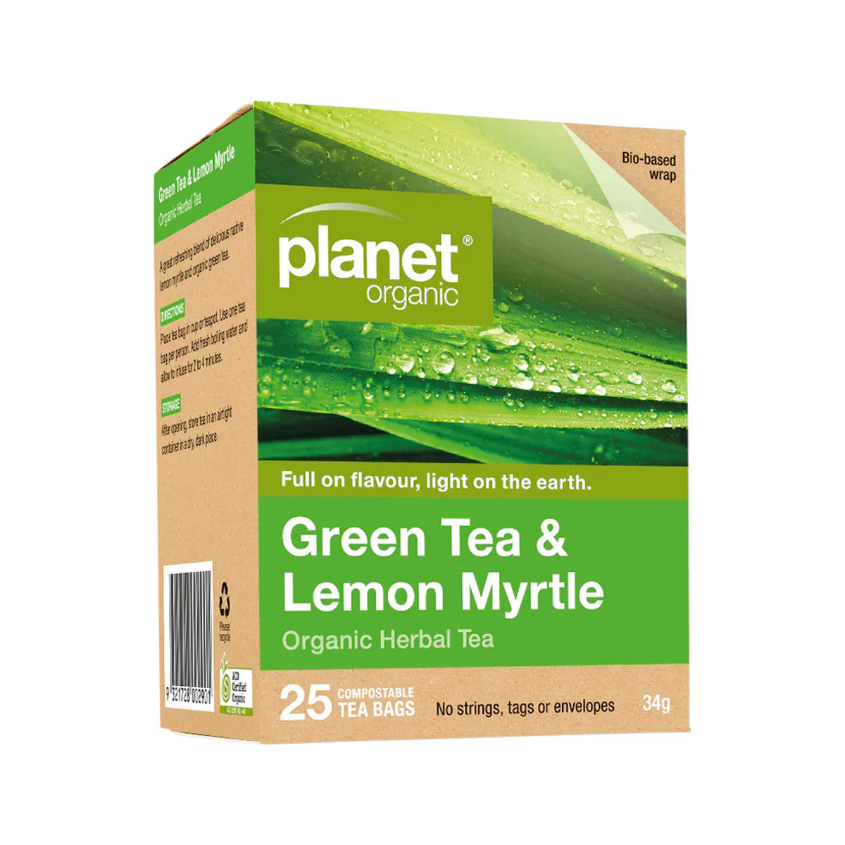 Planet Organic - Green Tea Lemon Myrtle