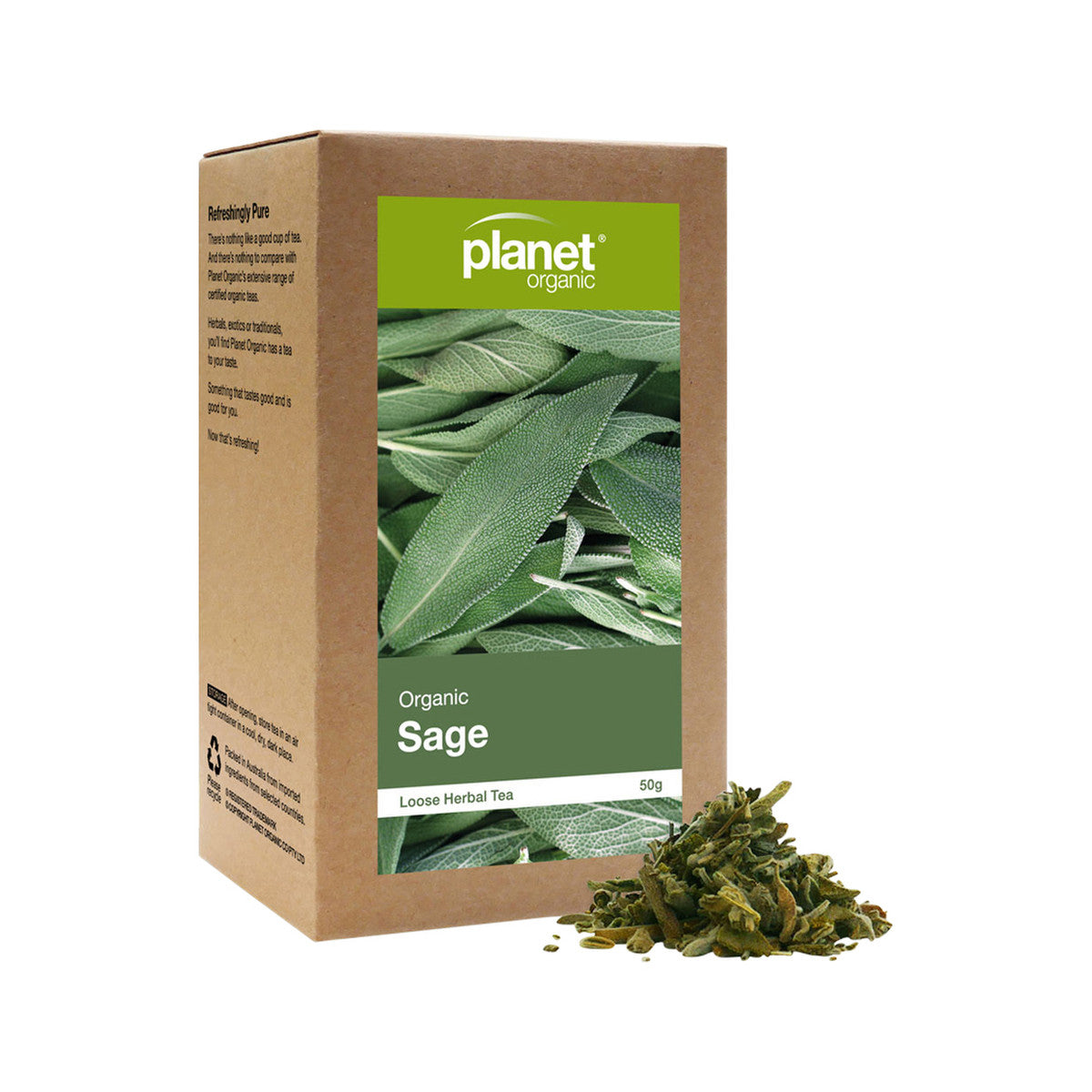 Planet Organic - Organic Herbal Tea Sage Loose Leaf