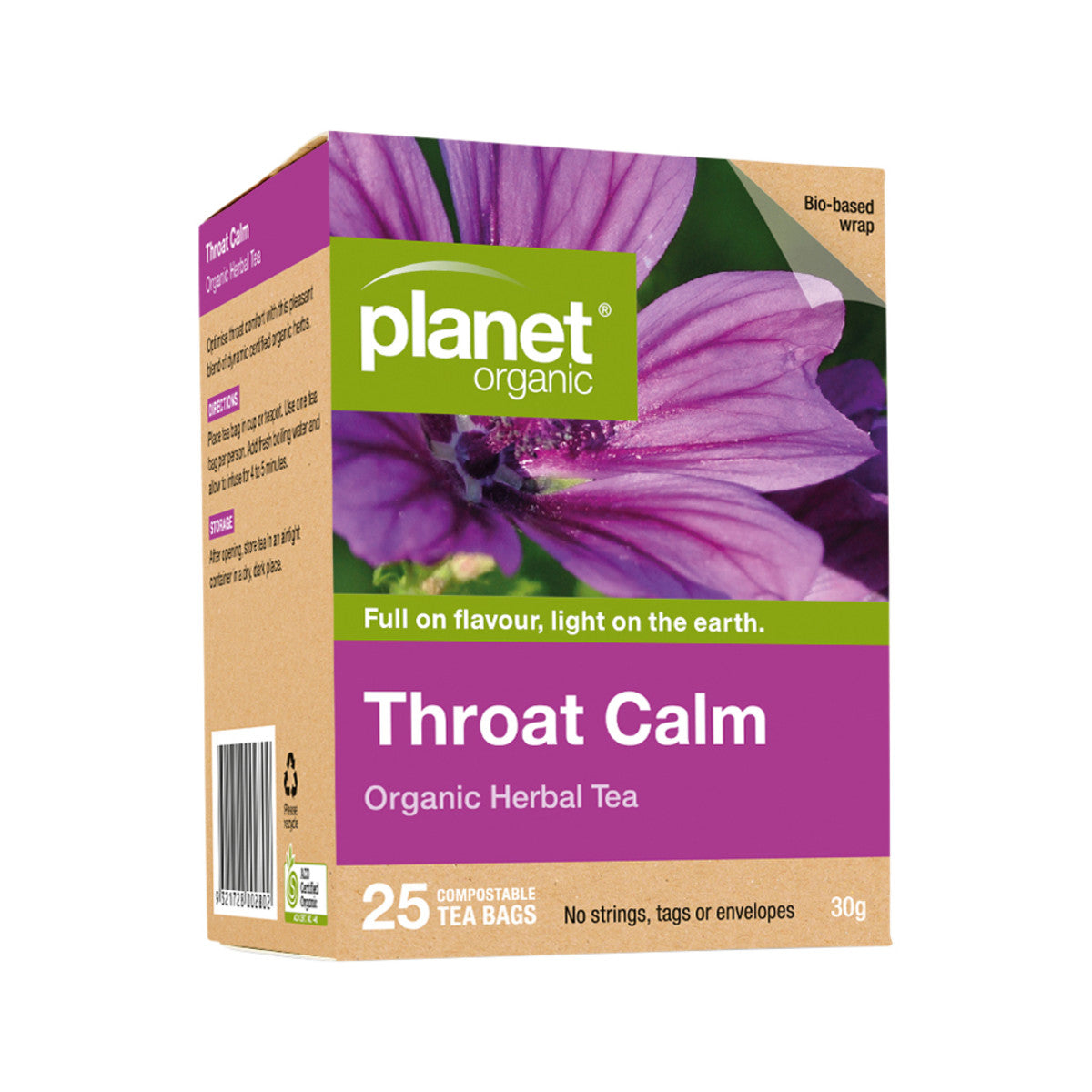 Planet Organic - Organic Herbal Tea Throat Calm