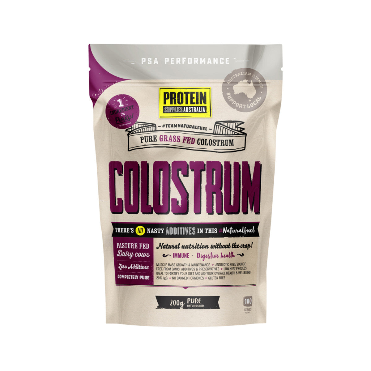 Protein Supplies Colostrum Pure 200g