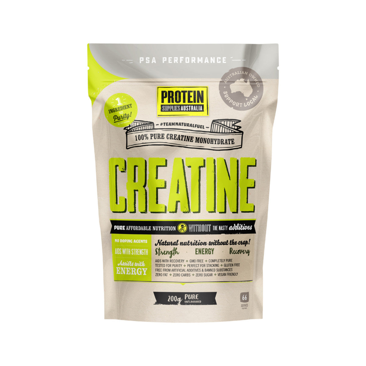 Protein Supplies Creatine Pure 200g