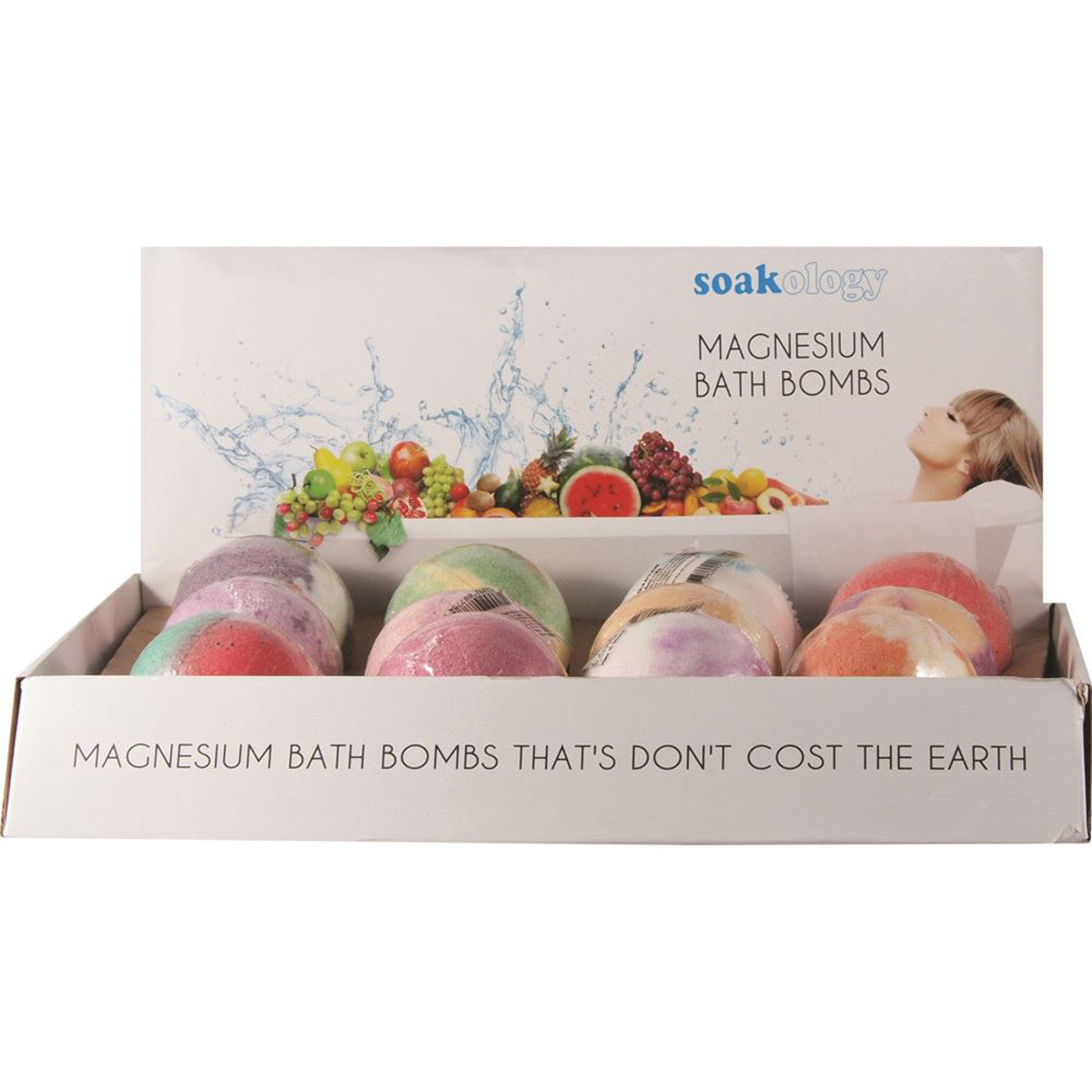 Saltco - Soakology Magnesium Bath Bomb Mixed 130g x 12
