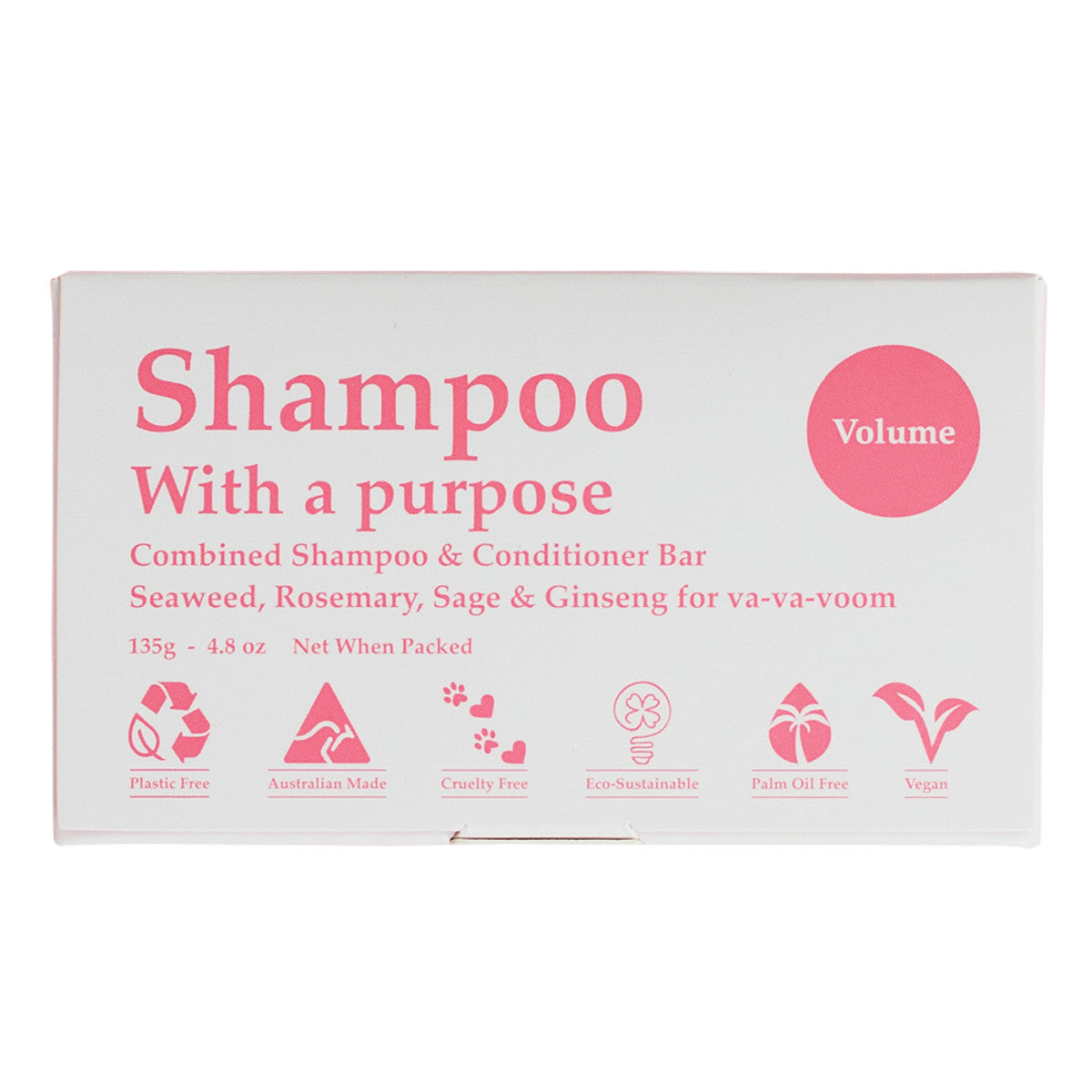 Clover Fields - Shampoo w a Purpose Bar Volume