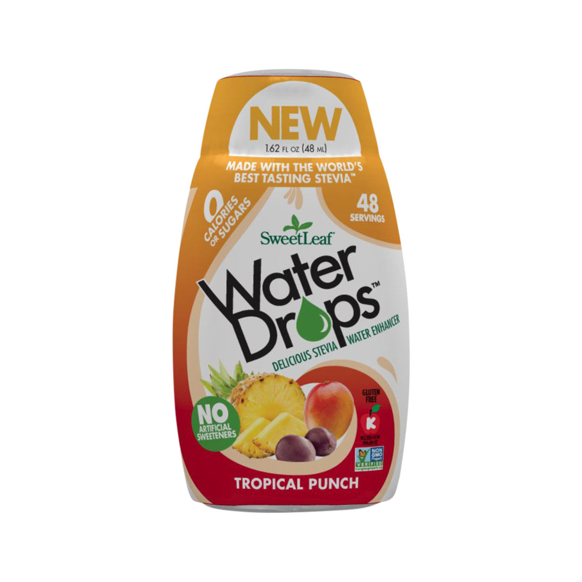 Sweet Leaf Stevia Water Drops Tropical Punch 48ml