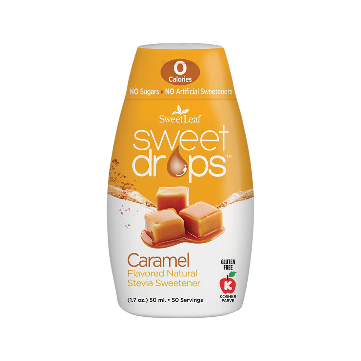 Sweet Leaf Sweet Drops Stevia Liquid Caramel Squeeze Pk 50ml