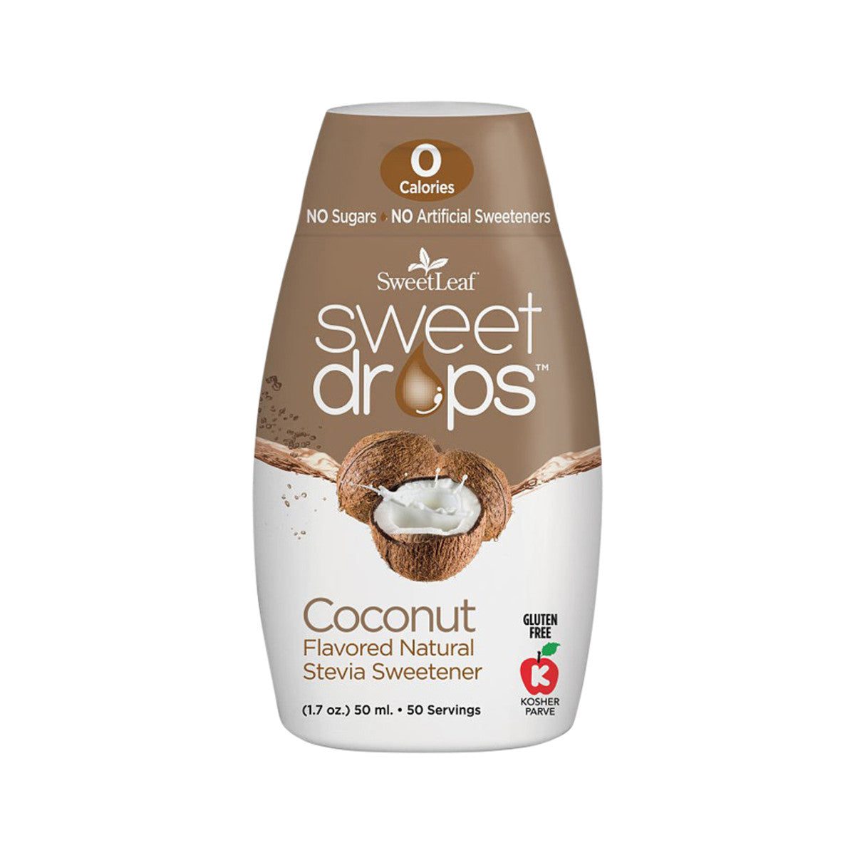 Sweet Leaf Sweet Drops Stevia Liquid Coconut Squeeze Pk 50ml