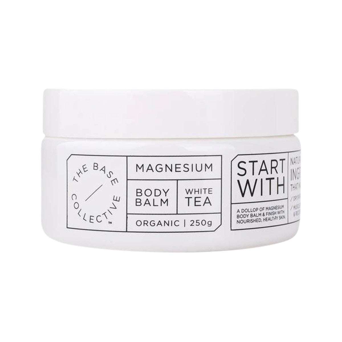 The Base Coll Body Balm Magnesium and White Tea 250g