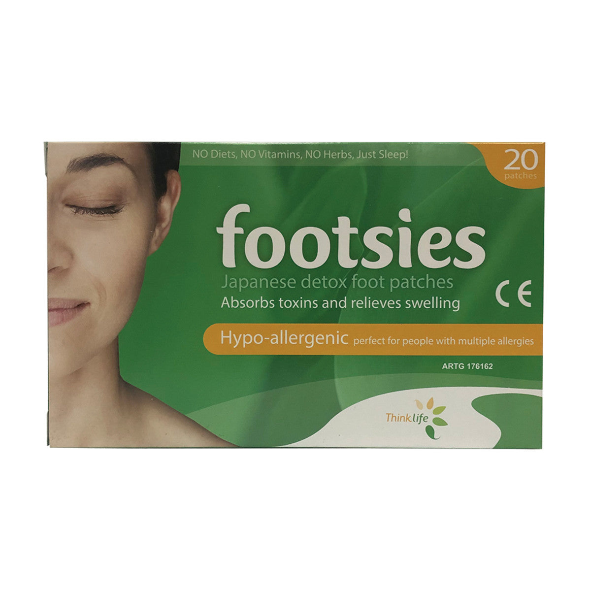 Thinklife Footsies Hypo Allergenic x 20 Patches