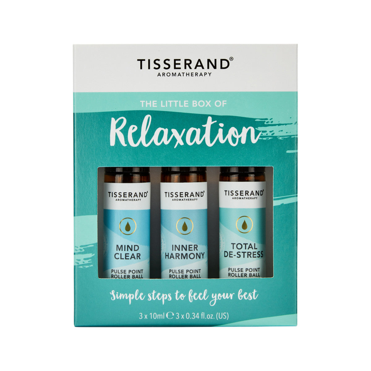 Tisserand Roller Ball Relaxation Kit 10ml x 3 pack