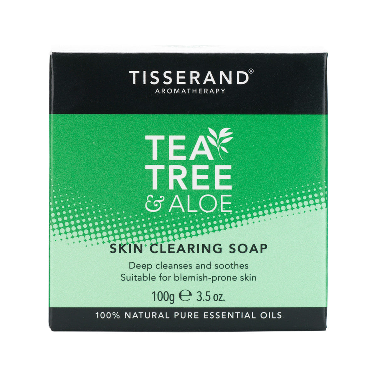 Tisserand Skin Clearing Soap Tea Tree and Aloe 100g