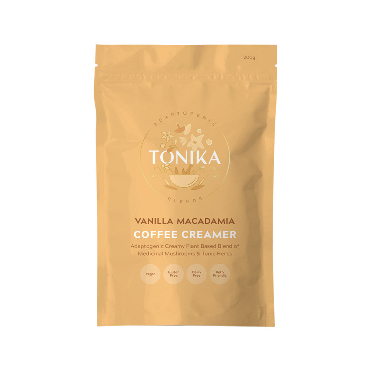 Tonika Coffee Creamer Vanilla Macadamia 200g