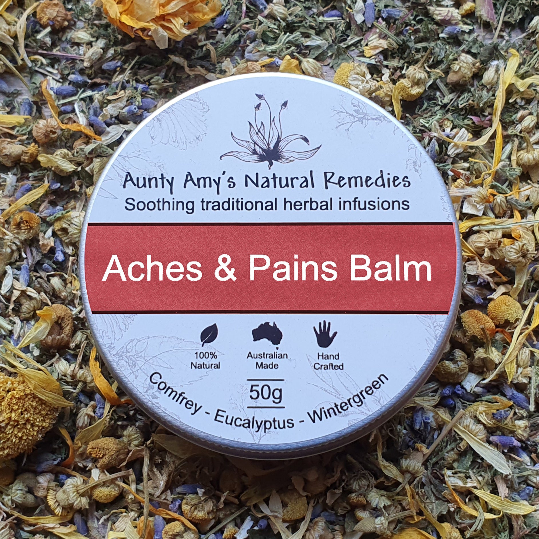 Aunty Amys - Natural Remedies Aches & Pains Balm