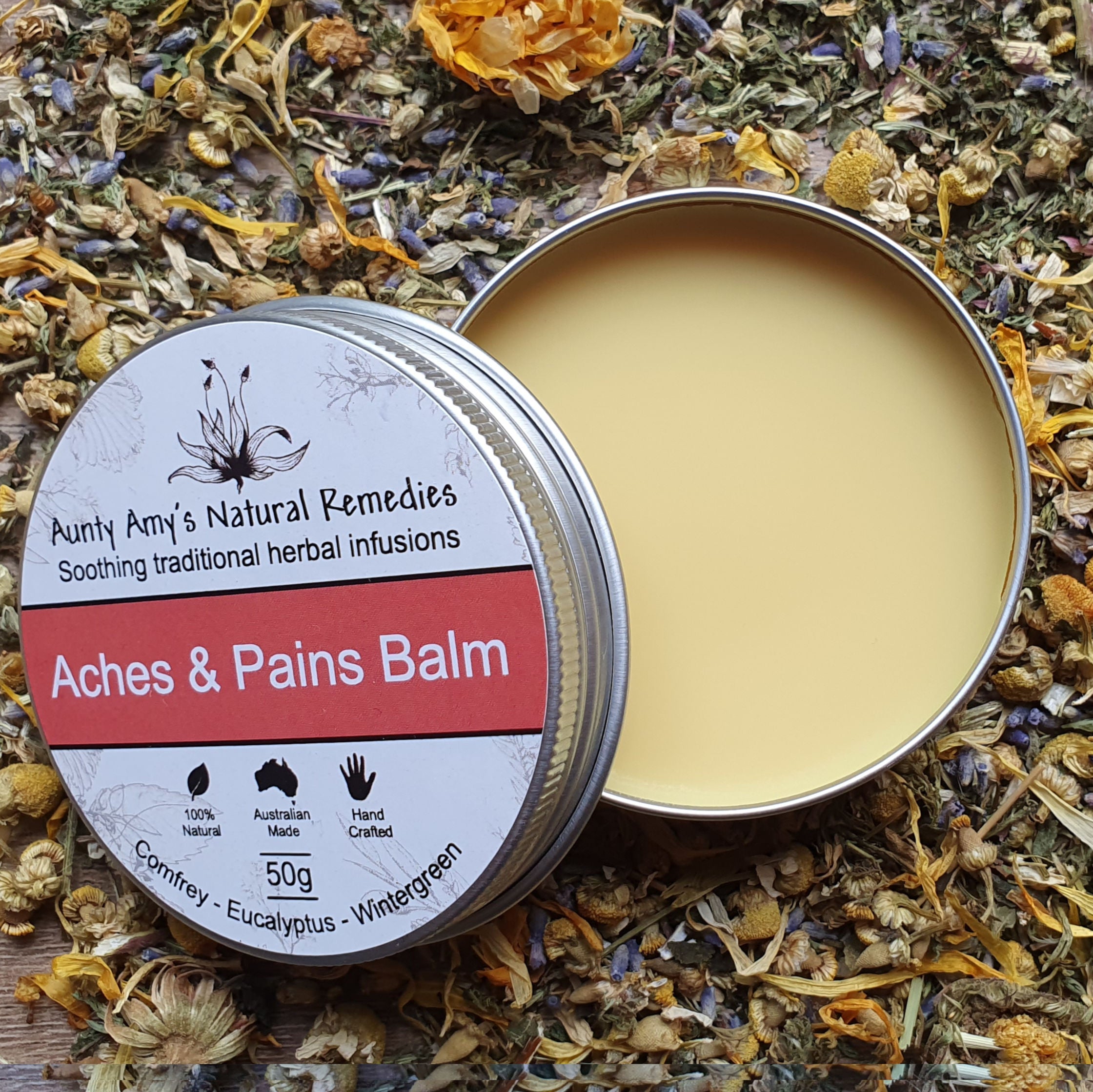 Aunty Amys - Natural Remedies Aches & Pains Balm