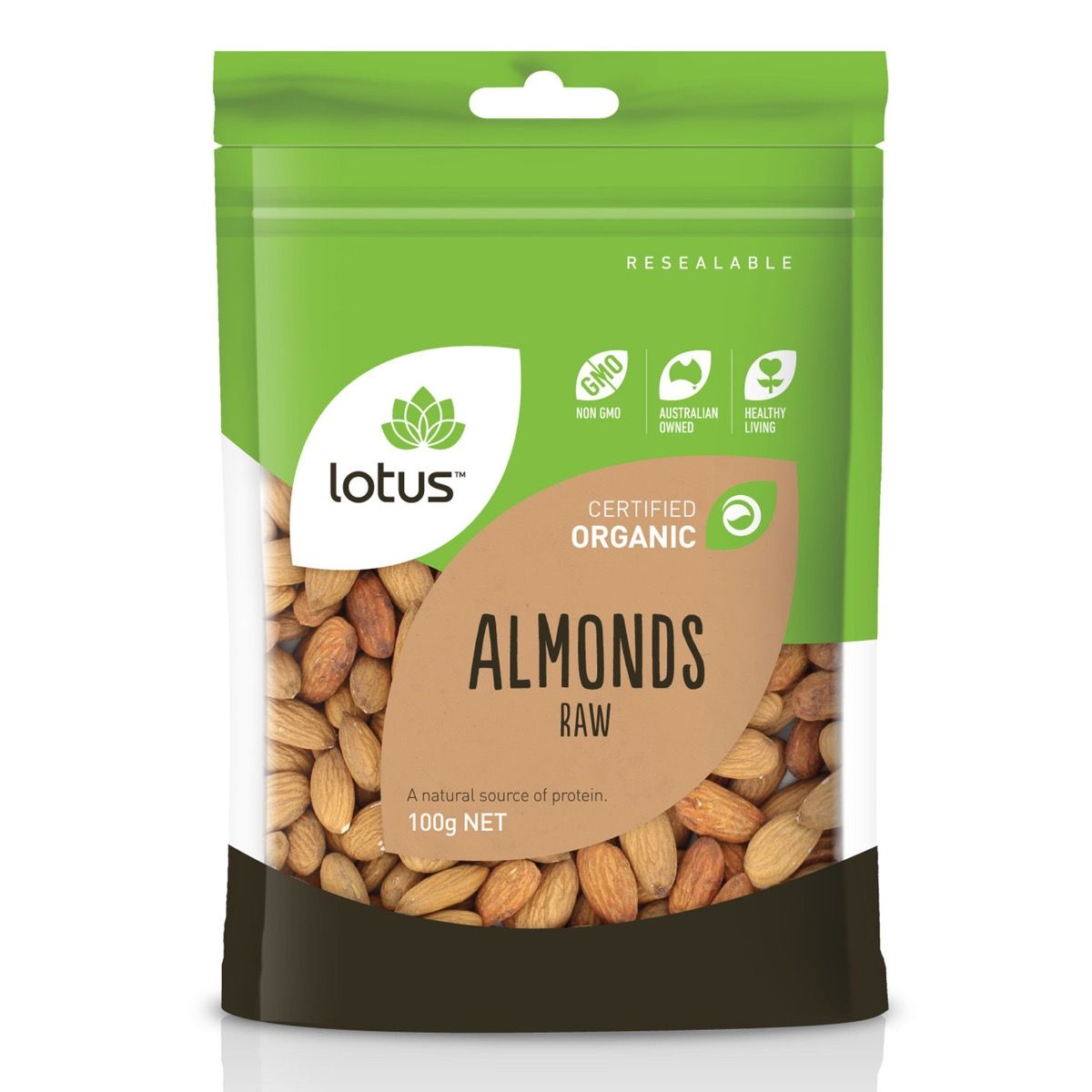 Lotus - Certified Organic Raw Almonds