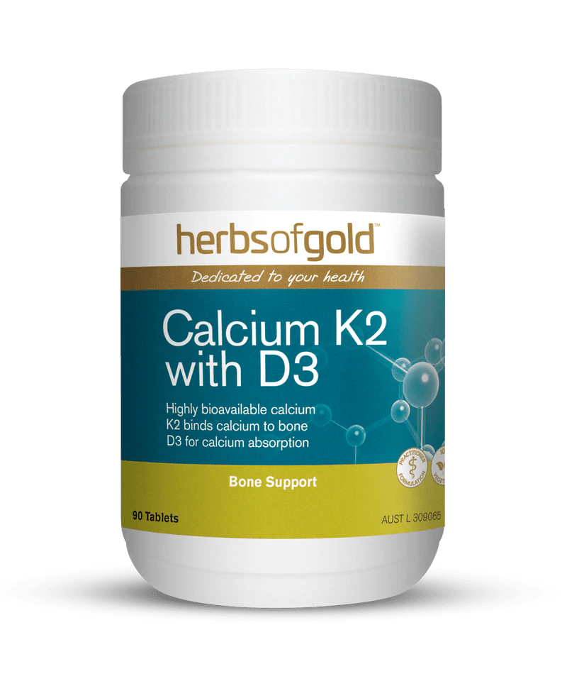 Herbs of Gold - Calcium K2 with D3