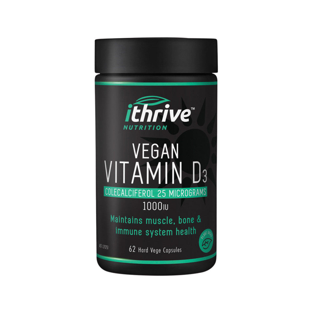 iThrive - Vegan Vitamin D3 1000IU