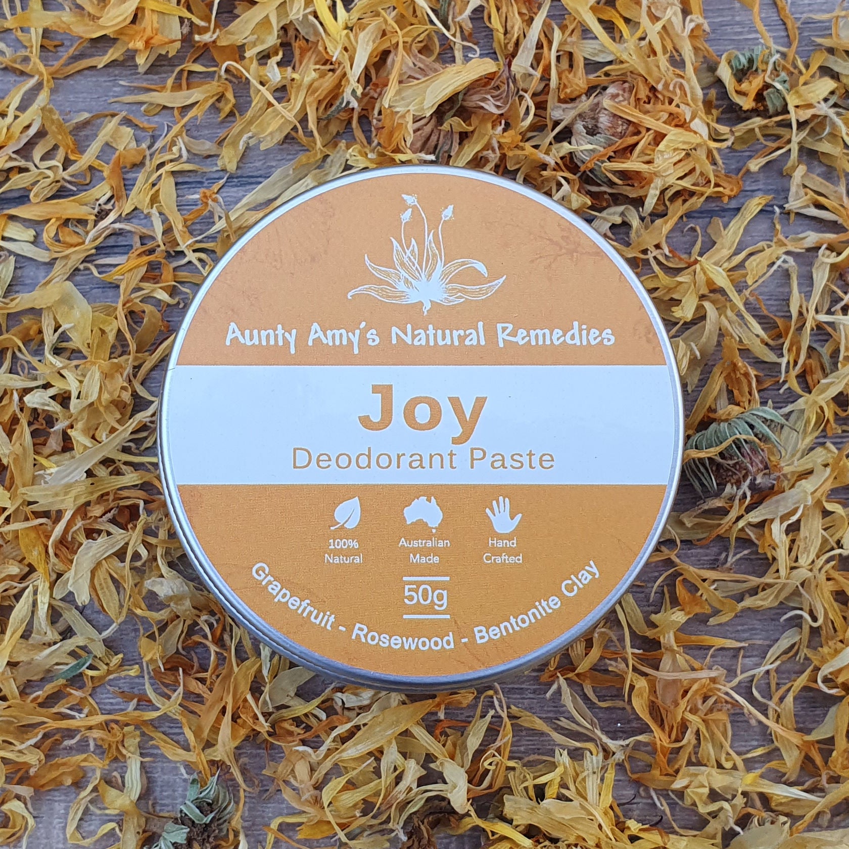 Aunty Amys - Natural Remedies Joy Deodorant Paste