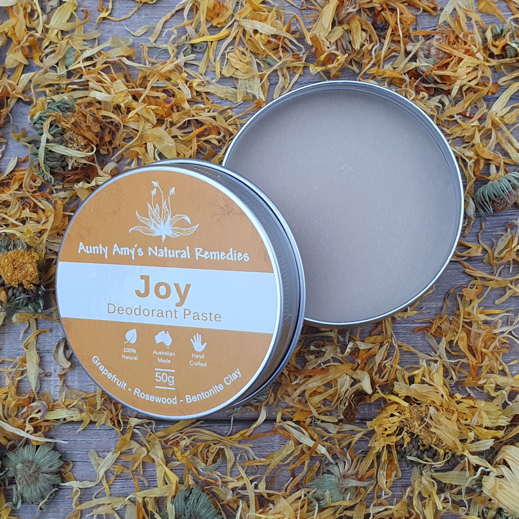 Aunty Amys - Natural Remedies Joy Deodorant Paste